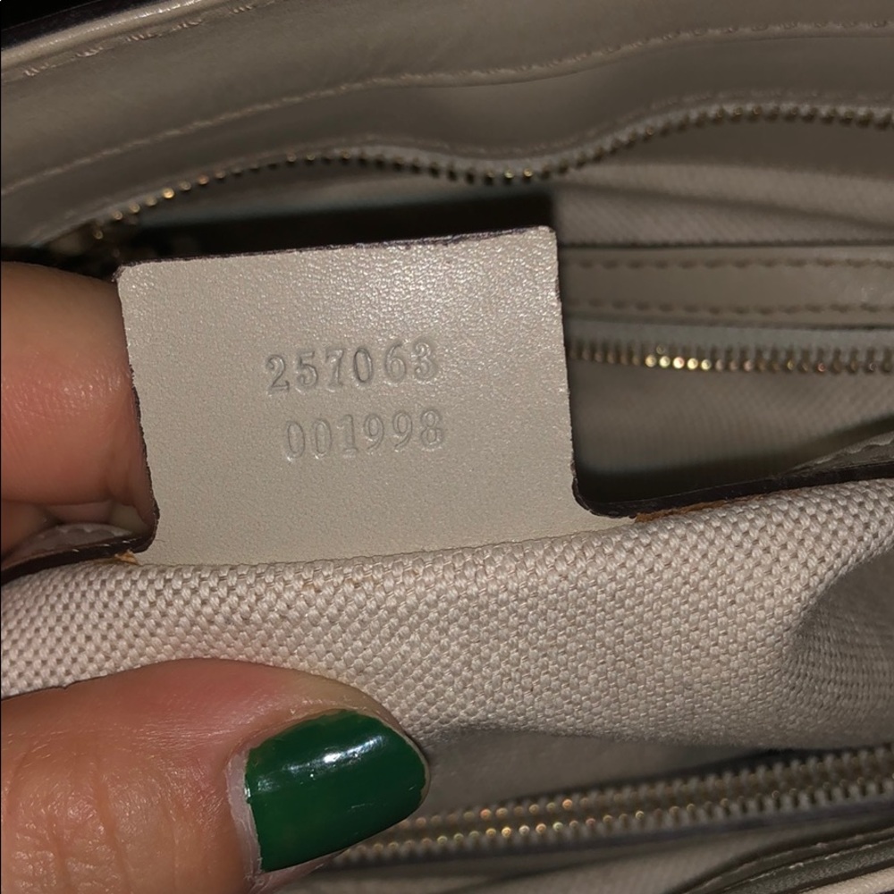SOLD Gucci bag canvas leather - Picture 7 of 9